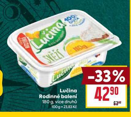 Lučina Rodinné balení 180 g