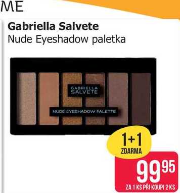 Gabriella Salvete Nude Eyeshadow paletka 