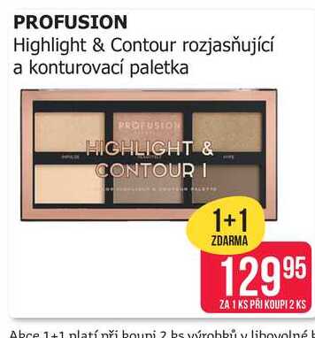 Highlight & Contour rozjasňující a konturovací paletka 