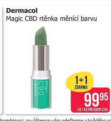 Dermacol Magic CBD rtěnka měnící barvu 