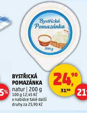 BYSTŘICKÁ POMAZÁNKA natur, 200 g