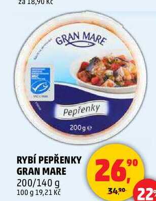RYBÍ PEPŘENKY GRAN MARE, 200 g