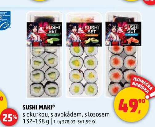 SUSHI MAKI, 132-138 g 
