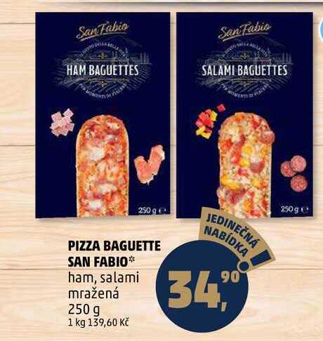 PIZZA BAGUETTE SAN FABIO, 250 g 