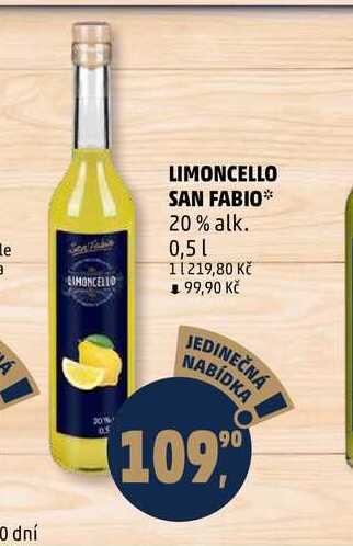 LIMONCELLO SAN FABIO, 0,5 l