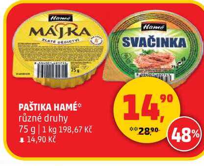 PAŠTIKA HAMÉ, 75 g