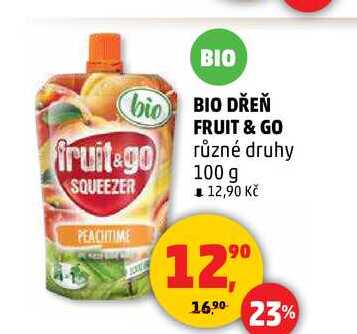 BIO DŘEŇ FRUIT & GO, 100 g 