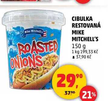CIBULKA RESTOVANÁ MIKE MITCHELL'S, 150 g 