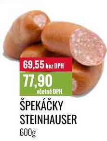 ŠPEKÁČKY STEINHAUSER 600g 
