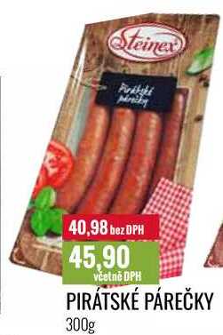 PIRÁTSKÉ PÁREČKY 300g 