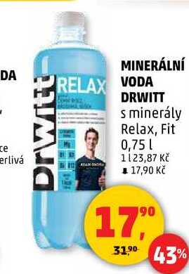 MINERÁLNÍ VODA DRWITT, 0,75 l
