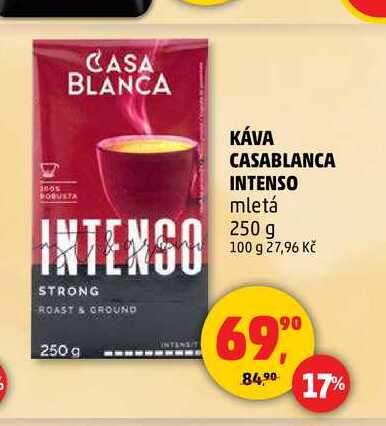 KÁVA CASABLANCA INTENSO mletá, 250 g