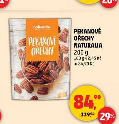 PEKANOVÉ OŘECHY NATURALIA, 200 g