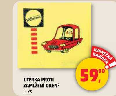 UTĚRKA PROTI ZAMLŽENÍ OKEN, 1 ks 