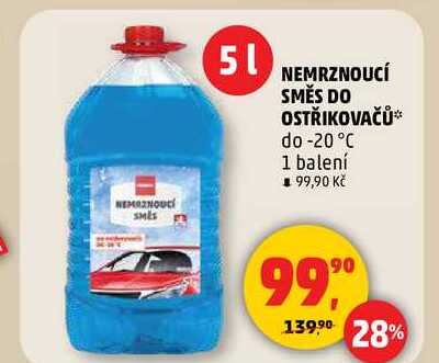 NEMRZNOUCÍ SMĚS DO OSTŘIKOVAČŮ, 5 l