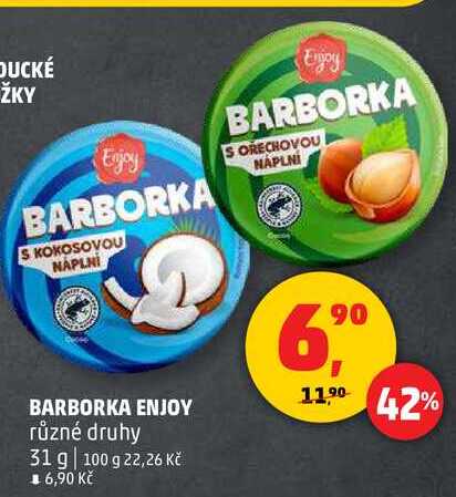 BARBORKA ENJOY, 31 g 