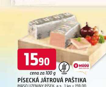 PÍSECKÁ JÁTROVÁ PAŠTIKA 100g