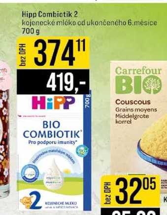 Hipp Combiotik 2 kojenecké mléko od ukončeného 6.měsíce 700 g 