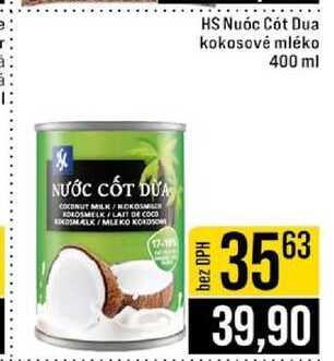 HS Nuớc Cốt Dua kokosové mléko 400 ml 