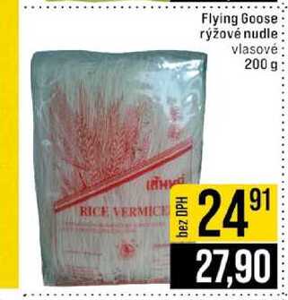 Flying Goose rýžové nudle vlasové 200 g