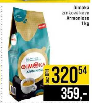 Gimoka zrnková káva Armonioso 1kg 