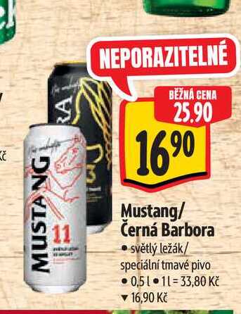 Mustang/ Černá Barbora 0,5 l