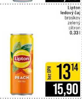 Lipton ledový čaj plech 0,33 l