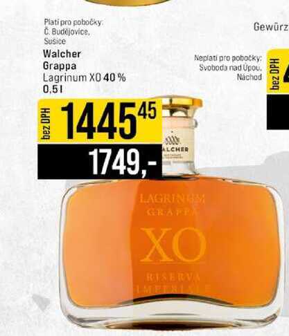 Walcher Grappa 0,5 l