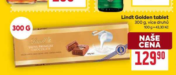 Lindt Golden tablet 300 g