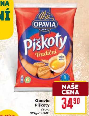 Opavia Piškoty tradiční 220g