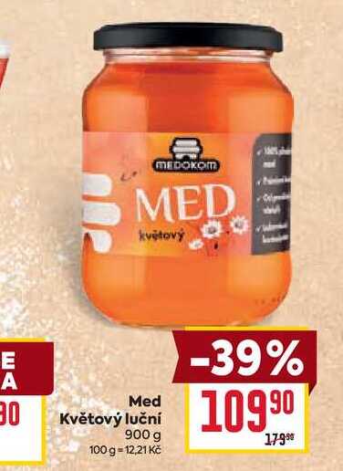 Med Květový luční 900 g 