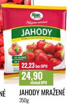 JAHODY MRAŽENÉ 350g 