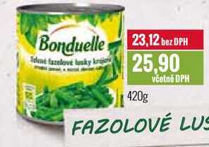Bonduelle fazolové lusky 420g