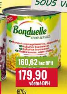 Bonduelle FOOD SERVICE 1870g