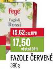 FAZOLE ČERVENÉ 380g