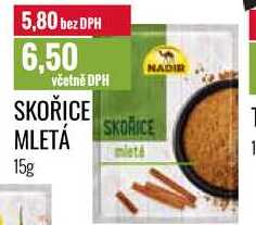SKOŘICE MLETÁ 15g 
