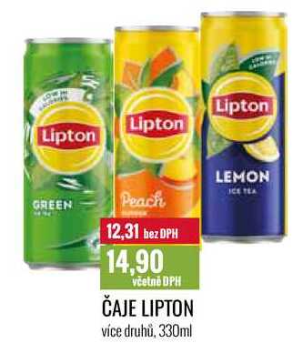 ČAJE LIPTON 330ml 