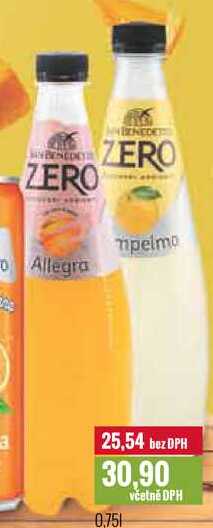 SAN BENEDETTO ZERO 0,75l