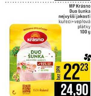 Krásno Duo šunka nejvyšší jakosti 100 g