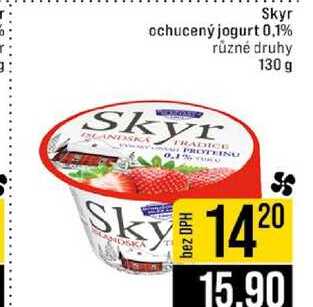Skyr ochucený jogurt 0,1% 130 g