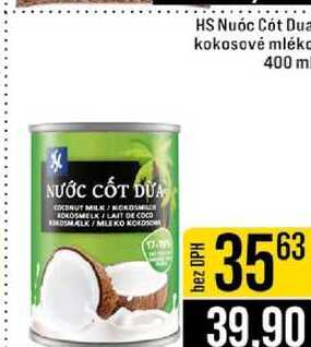 HS Nuóc Cót Dua kokosové mléko 400 ml