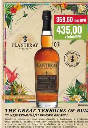 PLANTERAY RUM 0,7l