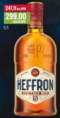 HEFFRON HERITAGE RUM 0,7l