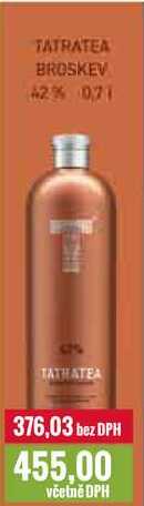 TATRATEA BROSKEV 42% 0,7L