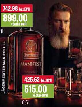 JÄGERMEISTER MANIFEST 0,5l, 1l