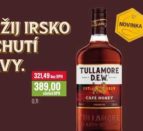TULLAMORE D.E.W. CAFE HONEY 0,7l