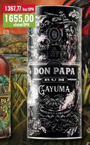 DON PAPA RUM GAYUMA 0,7l