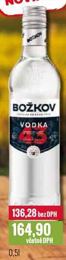 BOŽKOV VODKA 43 0,5l