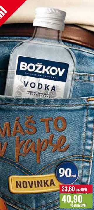 BOŽKOV VODKA 90ml