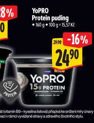 YOPRO Protein puding 160 g